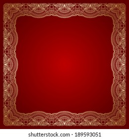 Vector vintage pattern for print, embroidery (you can use this pattern for carpet, shawl, pillow, cushion).