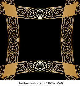 Vector vintage pattern for print, embroidery (you can use this pattern for carpet, shawl, pillow, cushion).