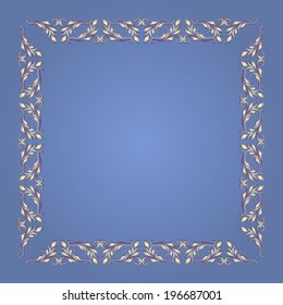 Vector vintage pattern for print, embroidery (you can use this pattern for carpet, shawl, pillow, cushion).