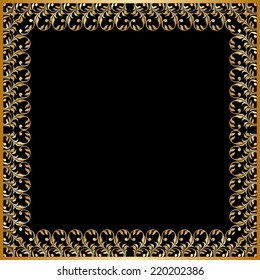 Vector vintage pattern for print, embroidery (you can use this pattern for carpet, shawl, pillow, cushion).