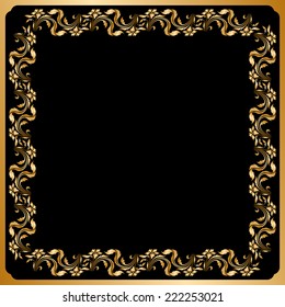Vector vintage pattern for print, embroidery (you can use this pattern for carpet, shawl, pillow, cushion).