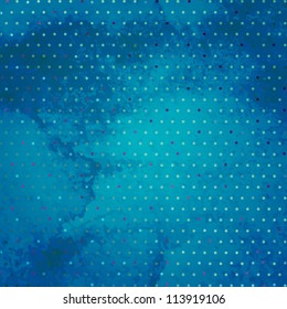 vector vintage polka dot background