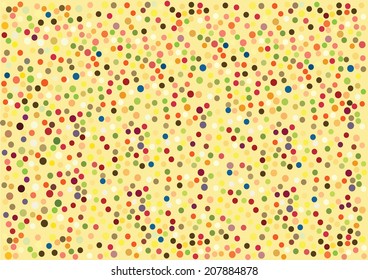 vector vintage Polka Dots