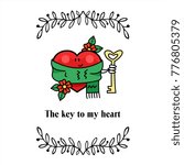 Vector vintage postcards about love. On Valentine