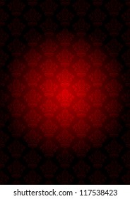 Vector vintage red wallpaper