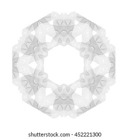 Vector Vintage Retro Frame Isolated on White Background
