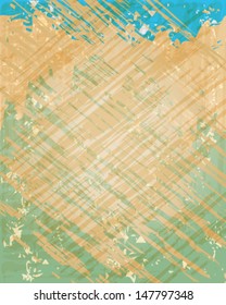 Vector vintage, retro, grunge abstract texture illustration