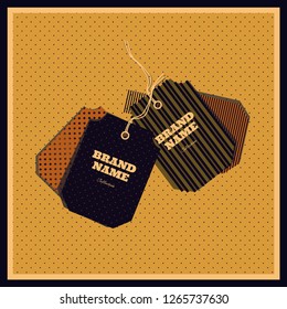 Vector vintage and retro labels