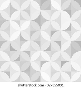 Vector Vintage Retro Seamless Circle Pattern Background