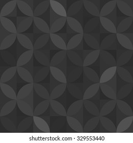 vector vintage retro seamless circle pattern background