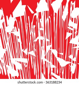 vector vintage scratched red ink background, grunge splash, paint brush
