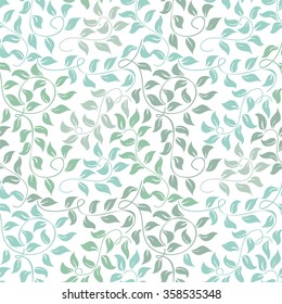 Vector vintage seamless floral pattern