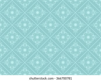 Vector vintage seamless pattern. Elegant lace wedding invitation or greeting card background.
