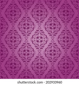 Vector vintage seamless pattern with ethnic motifs