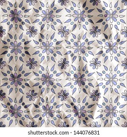 vector vintage seamless pattern with light paper texture