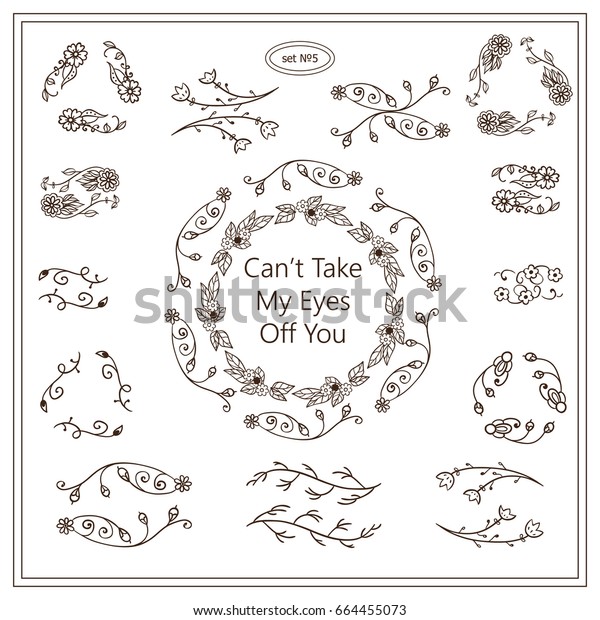Vector vintage\
sign, symbols for wedding and more design. Elements for frames,\
borders, corners, squares, dividers. Wild flowers, grass, herbs,\
weeds, branches and leaves, reed.\
