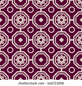 A vector vintage simple square pattern