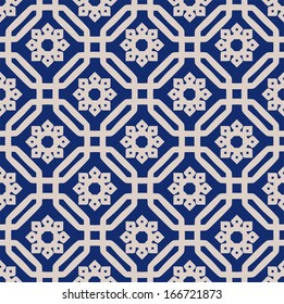 A vector vintage simple square pattern
