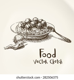 Meatball Drawing Images Stock Photos Vectors Shutterstock