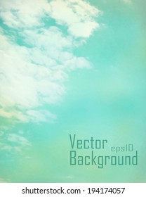 Vector Vintage Sky