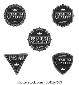 Vector vintage sticker Premium Quality. EPS10.