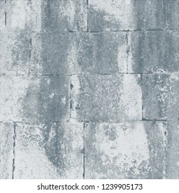 vector vintage stone brick wall surface gray monochrome halftone abstract realistic decoration background texture