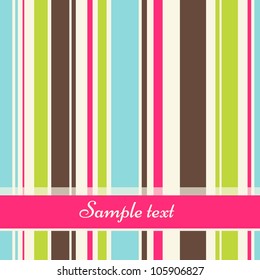 vector vintage striped abstract background