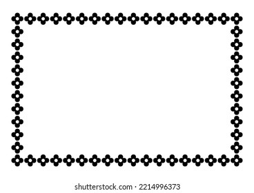 Borde de página de estilo vectorial 