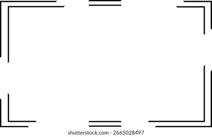 Vector Vintage Style Page Border Vector Page border design design for project.Vector Page black border design for project