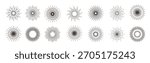 Vector vintage sunburst vector illustration