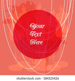 vector vintage tailor's dummy background
