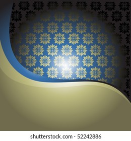 vector vintage template with space for your text