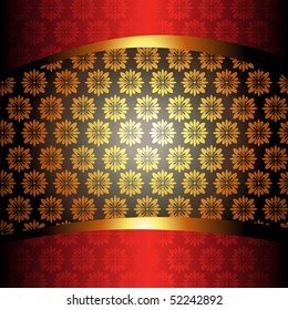 plantilla vectorial vintage con espacio para el texto