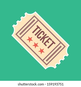 Vector Vintage Ticket Icon