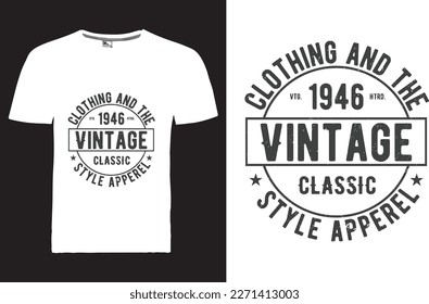 plantilla de diseño de camiseta vintage vectorial