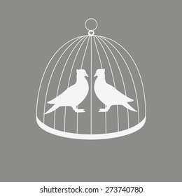 Vector vintage wedding card
