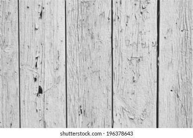 Vector Vintage  White Background Wood Wall