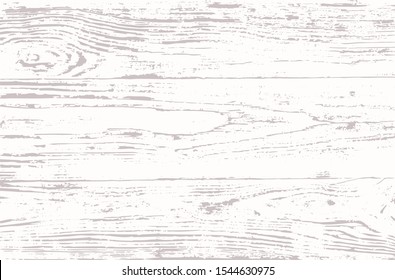 Vector vintage white wooden planks texture. Shabby chic background for food photography. Light wood table, top view. Rustic wooden wall texture. Old natural wooden pattern.Washed wood texture.