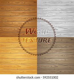 Vector vintage wooden texture. Horizontal stripes. 