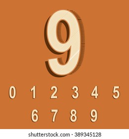 Vector Vintage/Retro Font.