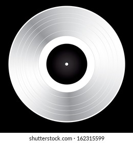Vector vinyl record.