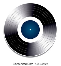 Vector vinyl record.