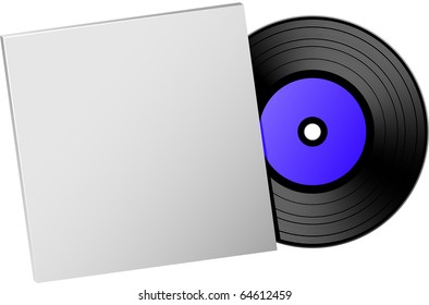 Vector vinyl record