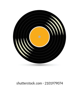 Vector of a vinyl record album