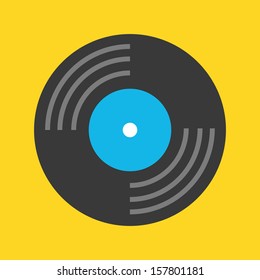 Vector Vinyl Record Icon