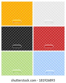 Vector Vinyl Upholstery Padded Glossy Backgrounds Collection