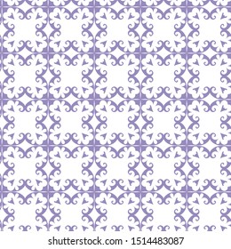 Vector violet color geometric design seamless pattern background