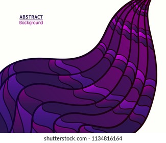 vector violet freeform gradient style on white background for brochure banner or publication