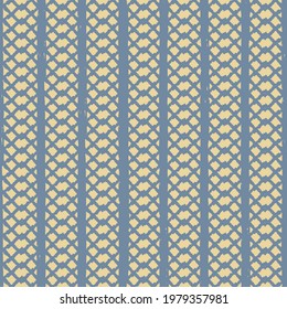 Vector violet grid fence yellow seamless pattern