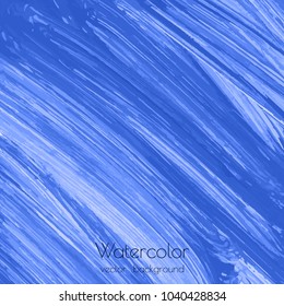 Vector violet, navy blue, indigo watercolor texture background, dry brush stains, strokes, spots isolated on white. Acrylic hand painted pours, fluid art. Abstract artistic frame, place for text, logo